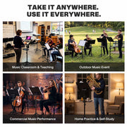 TheLAShop Symphony Music Stand for Sheet Music School & Touring Musicians Image