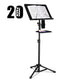 TheLAShop Symphony Music Stand for Sheet Music School & Touring Musicians, 20ct Image