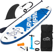 TheLAShop Inflatable Paddle Board iSUP Paddleboard with Bag Pump 11'x32"x6"
