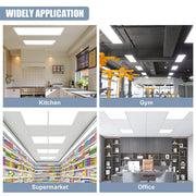 TheLAShop 2x4 LED Panel Commercial Troffer Selectable Watt & CCT 9,360lm 72W Max Image