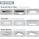 TheLAShop 2x4 LED Panel Commercial Troffer Selectable Watt & CCT 9,360lm 72W Max Image