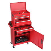 TheLAShop Rolling Tool Cabinet Combo 4-Drawer with Locking System 20" Image