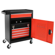 TheLAShop Rolling Tool Cabinet Combo 5-Drawer with Locking System 21" Image