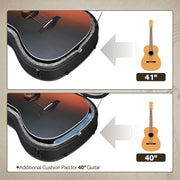 TheLAShop 40"-41" Acoustic Guitar Flight Case with Headstock Protector Image