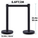 TheLAShop Retractable Belt Stanchions Event Crowd Control Barriers 6ct. Image