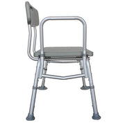 TheLAShop Shower Transfer Bench for Elderly with Arm & Backrest