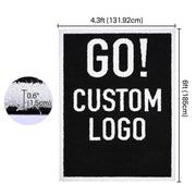 TheLAShop Custom Artificial Turf with Tufted-in Logo | 9 Colors & Any Size, 6x4.3ft Image