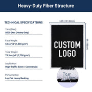 TheLAShop Custom Artificial Turf with Tufted-in Logo | 9 Colors & Any Size Image