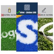 TheLAShop Custom Artificial Turf with Tufted-in Logo | 9 Colors & Any Size Image