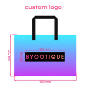 TheLAShop Personalized Promotional Hologram Tote Bags Custom Logo 50ct/pk Image