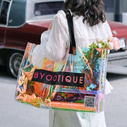 TheLAShop Personalized Promotional Hologram Tote Bags Custom Logo 50ct/pk Image
