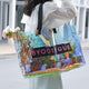 TheLAShop Personalized Promotional Hologram Tote Bags Custom Logo 50ct/pk Image