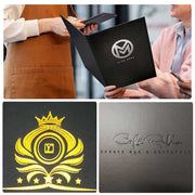 TheLAShop Custom PU Leather Menu Covers 2-View 8-1/2"x14" 10ct/pk Image