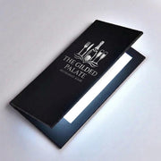 TheLAShop Custom Illuminated Drinks Menu Holder Wine & Beverage Menu Cover Image