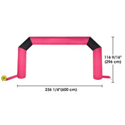 TheLAShop Custom Inflatable Arches Displays Entryways - Color & Logo, 20ft Image