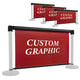 TheLAShop Custom Retractable Banner for Stanchions - 4ct. Scroller & Bar Image