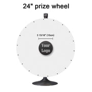 TheLAShop Magnetic Center Piece for Prize Wheel, Custom Logo, 3.9in Image