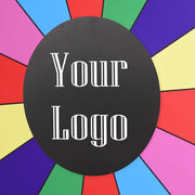 TheLAShop Magnetic Centerpiece for Prize Wheel, Custom Logo Image