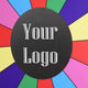 TheLAShop Magnetic Centerpiece for Prize Wheel, Custom Logo Image