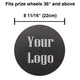 TheLAShop Magnetic Center Piece for Prize Wheel, Custom Logo, 8.6in Image