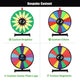 TheLAShop 18in Tabletop Dry Erase Prize Wheel Image