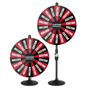 TheLAShop 36" Dry Erase Prize Wheel with Stand - Custom & 3 Style Options, Custom-printed Image