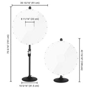 TheLAShop Blank Prize Wheel Promotional Spin Wheel Multi-Pack Bundle, 36in 2in1 5ct. Image