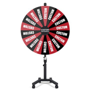 TheLAShop 48" Prize Wheel with Heavy Duty Rolling Stand, Custom-printed Image