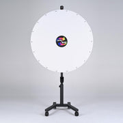 TheLAShop 48" Prize Wheel with Heavy Duty Rolling Stand, White(18-Slot) Image