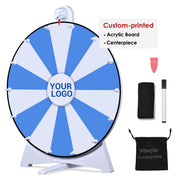TheLAShop 20" Dry Erase Spin Prize Wheel, Custom-printed Image