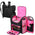 TheLAShop Makeup Backpack for Artist Hairstylist Travel Bag Pink Image