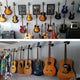 TheLAShop 8 Pcs Wall Mount Guitar Bass Hanger Holder Hook Display