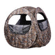 TheLAShop 2-Person Pop Up Hunting Blind Tent Camo w/ Carrying Bag Image