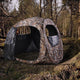 TheLAShop 2-Person Pop Up Hunting Blind Tent Camo w/ Carrying Bag Image