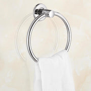 TheLAShop Wall Mounted Towel Ring Holder Stainless Steel Chrome Finish Image