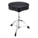 TheLAShop Original Saddle Drum Throne Adjustable Height Padded Seat Stool Image