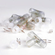 TheLAShop 10pcs 1/2" 2 Wire T Compression Connector for Rope Light Image