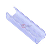 TheLAShop Clear Plastic U-Channel/Clips for 1/2"(13mm) Rope Lights, 2in(50ct.) Image