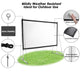 TheLAShop 135" 16:9 Portable Outdoor Projector Screen w/ Frame Freestanding Bag Image