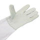 TheLAShop XL Beekeeping Goatskin Protective Gloves Pair Long Sleeves Image