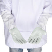 TheLAShop XL Beekeeping Goatskin Protective Gloves Pair Long Sleeves Image