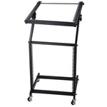 TheLAShop 12U Solid Steel Audio Mixer Rack 19" AV Cart Image