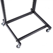 TheLAShop 12U 19" Audio Mixer Stand Portable Studio Rack w/ Wheels Image