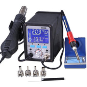 TheLAShop 995D 2in1 Lead Free SMD Hot Air Rework Iron Soldering Station LCD Image