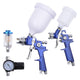 TheLAShop 2 Sprayer HVLP Spray Kit Auto Paint Gavity Feed Image