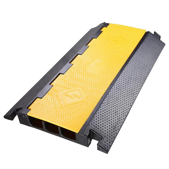 TheLAShop 3-channel Cable Ramp Warehouse Sidewalk Cable Wire Cover