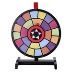 TheLAShop 15" Table Top Dry Erase Prize Wheel 2-Circle 2-Pointer Image