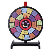 TheLAShop 15" Table Top Dry Erase Prize Wheel 2-Circle 2-Pointer Image