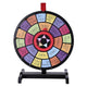 TheLAShop 15" Table Top Dry Erase Prize Wheel 2-Circle 2-Pointer Image