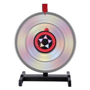 TheLAShop 15" Table Top Dry Erase Prize Wheel 2-Circle 2-Pointer Image